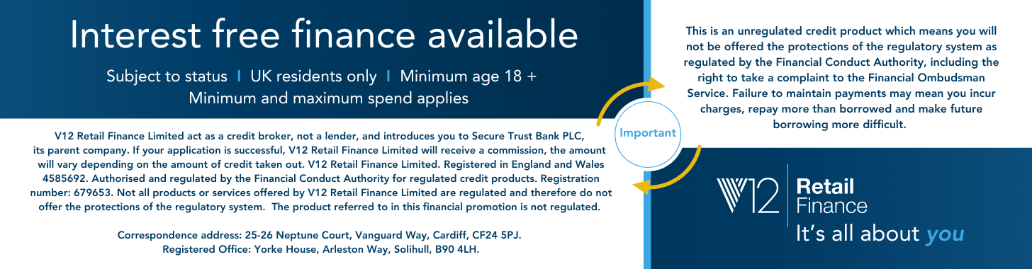 Interest Free Finance Available 