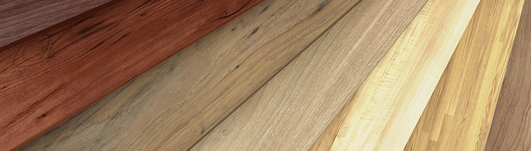 range of wood flooring