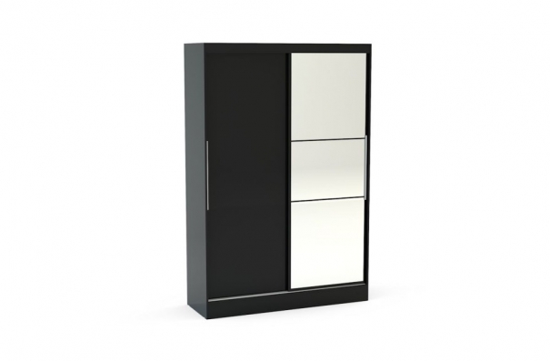 Birlea - Lynx 2 Door Sliding Wardrobe - Black