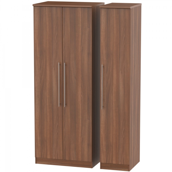Sherwood - Tall Triple Plain Wardrobe - Multiple colours available