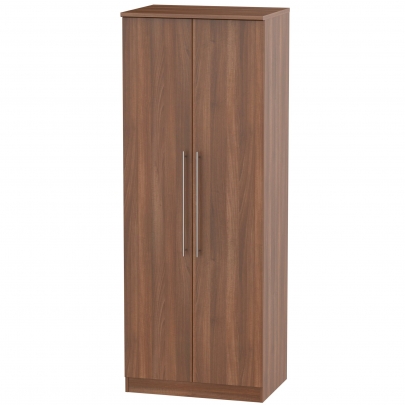 Welcome Furniture - Sherwood - Tall 075Cm Double Hanging Wardrobe - Multiple colours available - White