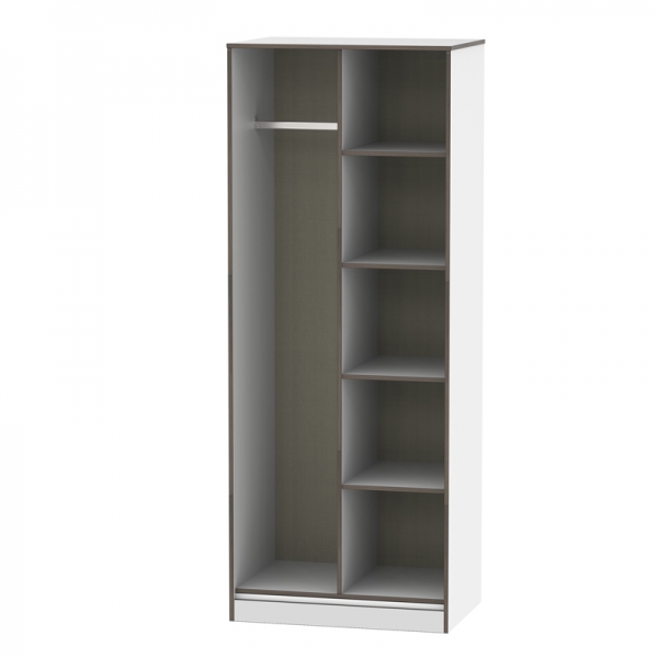 Shanghai - Open Shelf Wardrobe - Multiple colours available