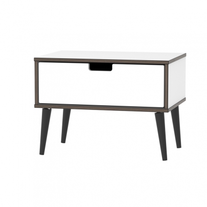 Welcome Furniture - Shanghai - 1Drw Midi Chest - Multiple colours available - White