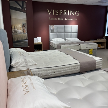 Vispring Luxury Beds Now in Stock at Carpet Barn and The Bed Store 