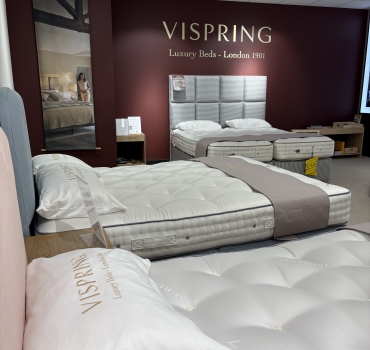 Vispring Luxury Beds Now in Stock at Carpet Barn and The Bed Store 