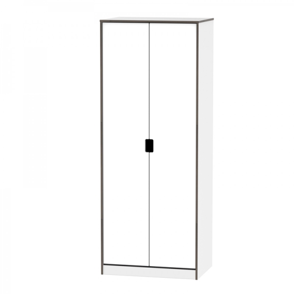 Shanghai - 2 Door Wardrobe - Multiple colours available