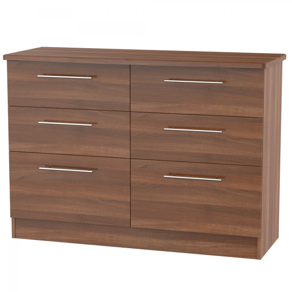 Sherwood - 6 Drawer Midi Chest - Multiple colours available