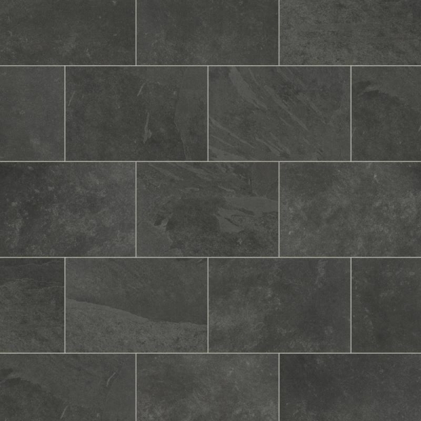 Knight Tile ST15 Black Riven Slate