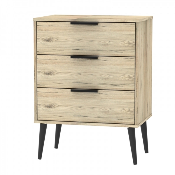 Hong Kong - 3 Drawer Midi Chest - Multiple colours available