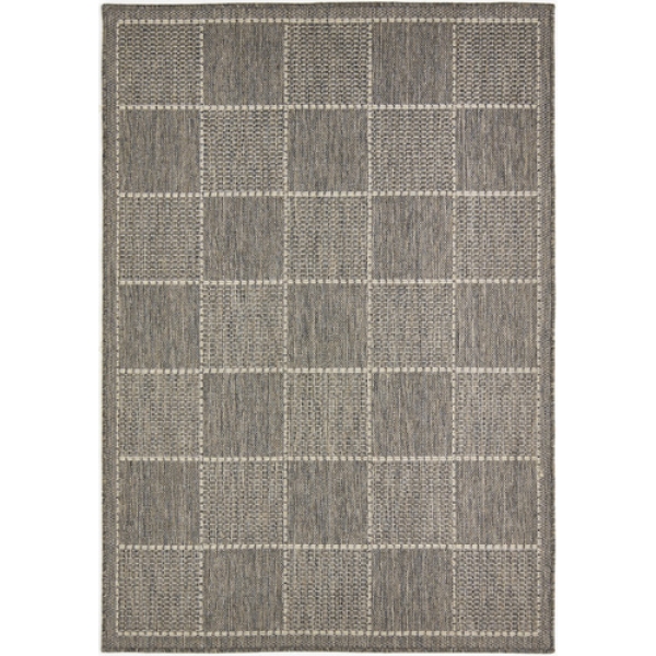 Checked Flatweave - Grey