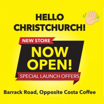 New store now open in Christchurch